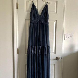 Blue Lace Lulu's Prom Dress